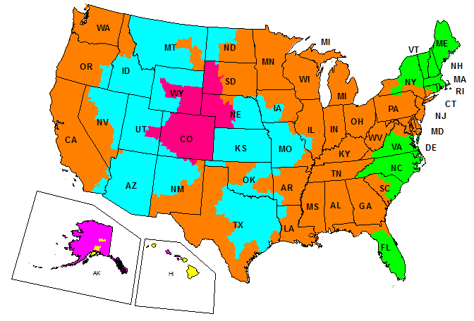 shipping map